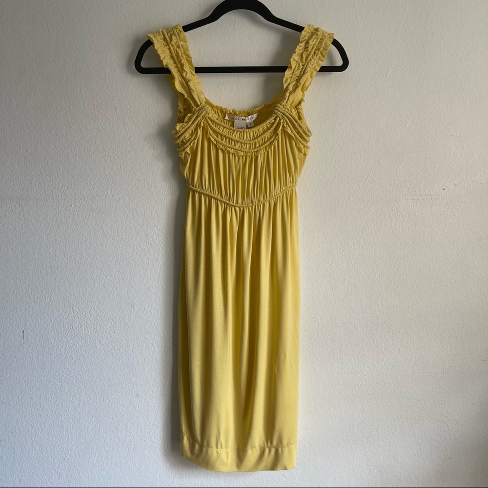 MAX STUDIO~Dress~Sundress~Ruffled~Yellow~Size S